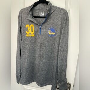 EUC Golden State Warriors Curry quarter zip long sleeve